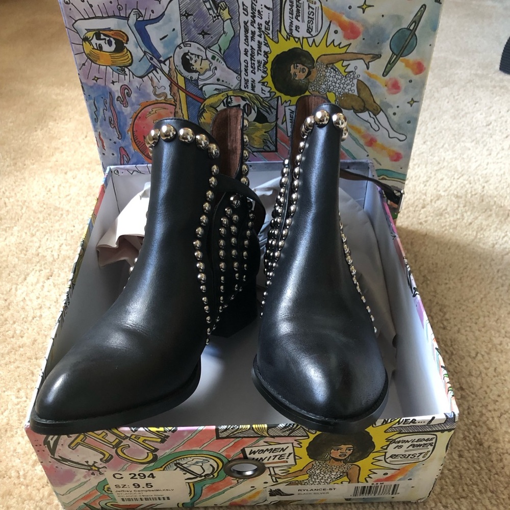 Jeffery Campbell Women’s Rylance Studded Booties